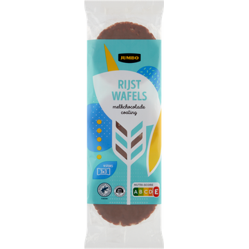 Jumbo Rijstwafels Melkchocolade Coating 9 Stuks - JUMBO