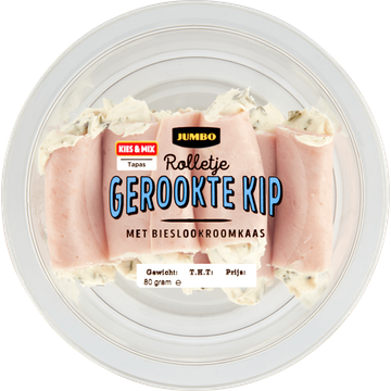 Jumbo Rolletje Gerookte Kip met Bieslookroomkaas - JUMBO