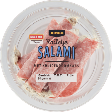 Jumbo Rolletje Salami met Kruidenroomkaas - JUMBO