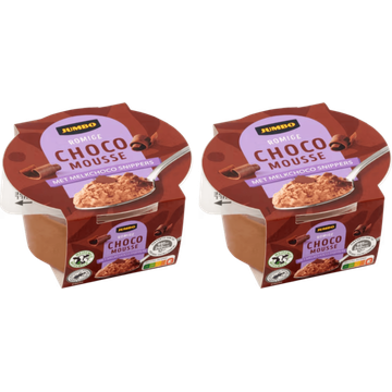 Jumbo Romige Chocomousse met Melkchoco Snippers - JUMBO