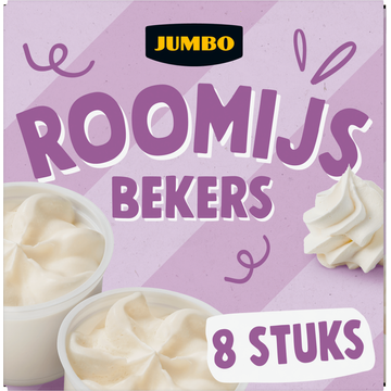 Jumbo Roomijs Bekers - JUMBO