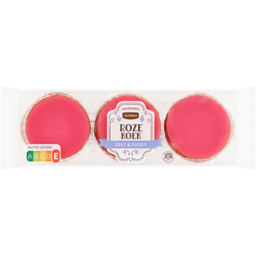 Jumbo Roze Koek 6 Stuks - JUMBO