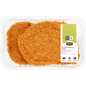 Jumbo Schnitzel Gepaneerd 3 Stuks - JUMBO