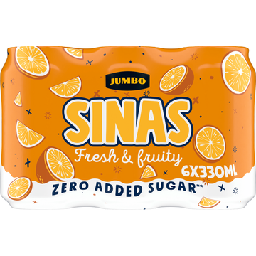 Jumbo Sinas Zero - Blik - 6 x 330 ml - JUMBO