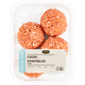 Jumbo Slagers Gehaktballen 4 Stuks - JUMBO