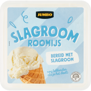 Jumbo Slagroom Roomijs - JUMBO