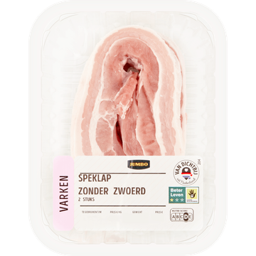 Jumbo Speklap Zonder Zwoerd - JUMBO