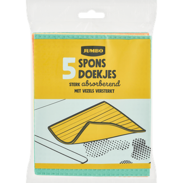 Jumbo Sponsdoekjes 5 Stuks - JUMBO
