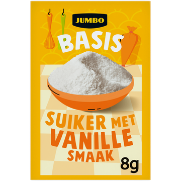 Jumbo Suiker met Vanillesmaak 10 x 8 g - JUMBO