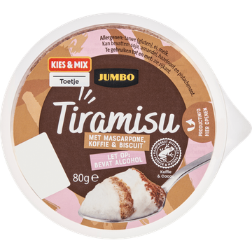 Jumbo Tiramisu - Bevat Alcohol - JUMBO