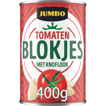 Jumbo Tomatenblokjes met Knoflook - JUMBO