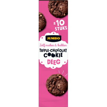 Jumbo Triple Chocolat Cookie Deeg - JUMBO