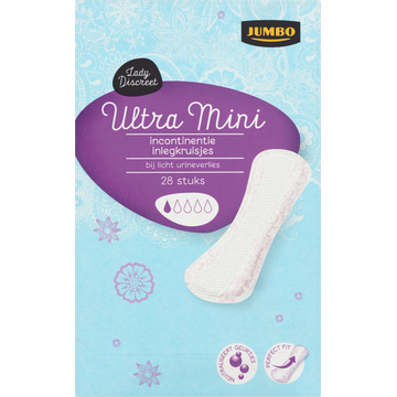 Jumbo Ultra Mini Incontinentie Inlegkruisjes - JUMBO