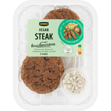 Jumbo Vegan Steak met Vegan Kruidencrème - JUMBO