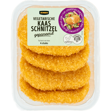 Jumbo Vegetarische Kaasschnitzel 4 Stuks - JUMBO