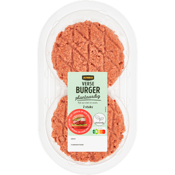 Jumbo Verse Burger Plantaardig 2 Stuks - JUMBO