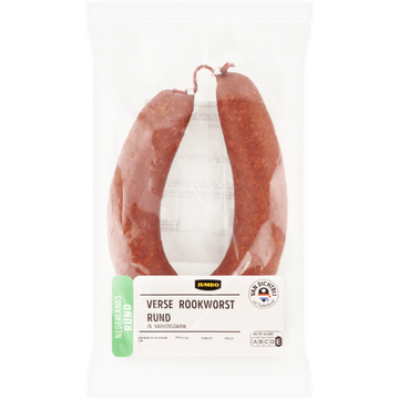 Jumbo Verse Runder Rookworst in Varkensdarm - JUMBO
