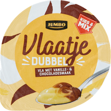Jumbo Vlaatje met Vanille- & Chocoladesmaak - JUMBO