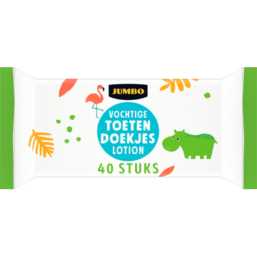 Jumbo Vochtige Toetendoekjes Lotion - JUMBO