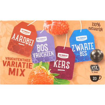 Jumbo Vruchtenthee Variatie Mix 20 Stuks - JUMBO