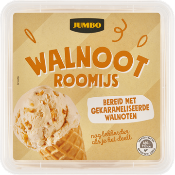 Jumbo Walnoot Roomijs - JUMBO