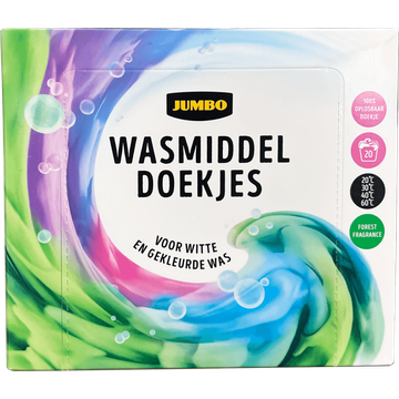 Jumbo Wasmiddeldoekjes 20 Stuks - JUMBO