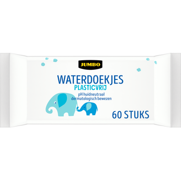 Jumbo Waterdoekjes Plasticvrij 60 Stuks - JUMBO