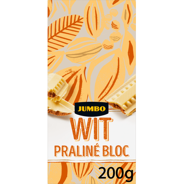 Jumbo Wit Praliné Bloc - JUMBO
