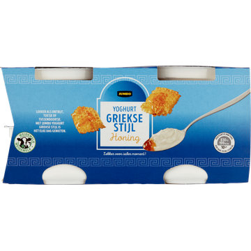 Jumbo Yoghurt Griekse Stijl Honing 4 x 150 g - JUMBO