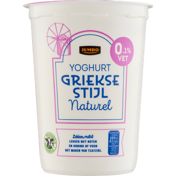 Jumbo Yoghurt Griekse Stijl Naturel 0