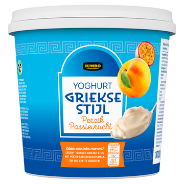 Jumbo Yoghurt Griekse Stijl Perzik Passievrucht - JUMBO