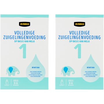 Jumbo Zuigelingevoeding Standaard 1 - 0-6 maanden - bundel - JUMBO