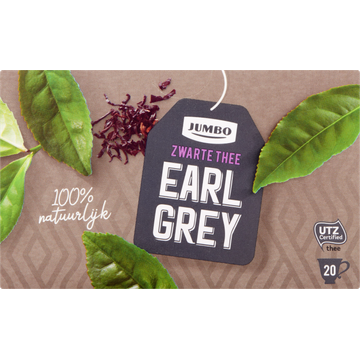 Jumbo Zwarte Thee Earl Grey 20 Stuks - JUMBO