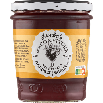 Jumbo's Confiture Aardbei Vanille - JUMBO