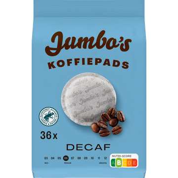 Jumbo's Koffiepads Decaf 36 Stuks - JUMBO