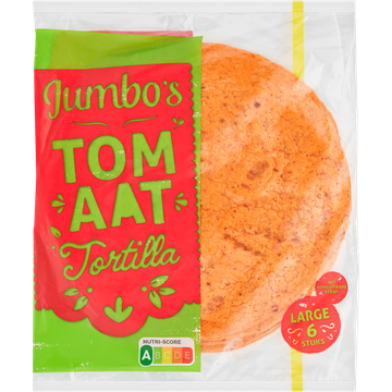 Jumbo's Tomaat Tortilla Large 6 Stuks - JUMBO