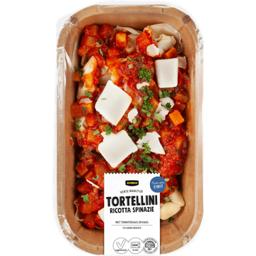 Jumbo's Verse Maaltijd Tortellini Ricotta Spinazie 450g - JUMBO