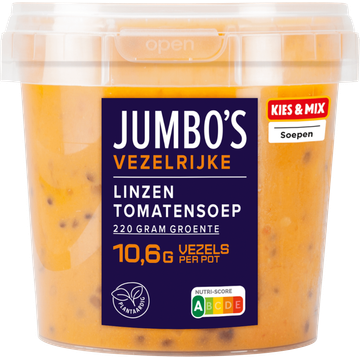 Jumbo's Vezelrijke Linzen Tomatensoep - JUMBO