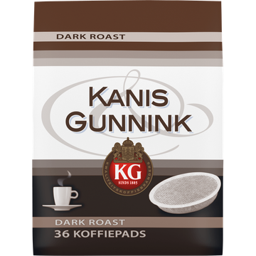 Kanis & Gunnink Dark Roast Koffiepads - JUMBO