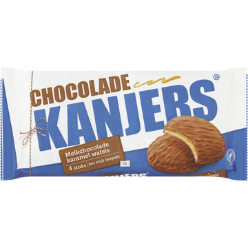 Kanjers Melkchocolade Karamel Wafels - JUMBO