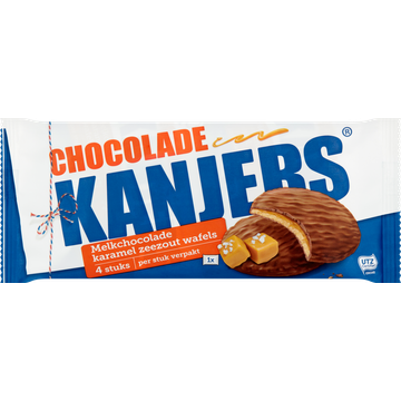 Kanjers Melkchocolade Karamel Zeezout Wafels - JUMBO