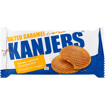 Kanjers Salted Caramel Stroopwafels 8 Stuks - JUMBO