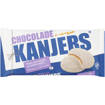 Kanjers Witte Chocolade Karamel Wafels - JUMBO