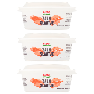 Karaat Zalm Slaatje 3 x 140g - JUMBO