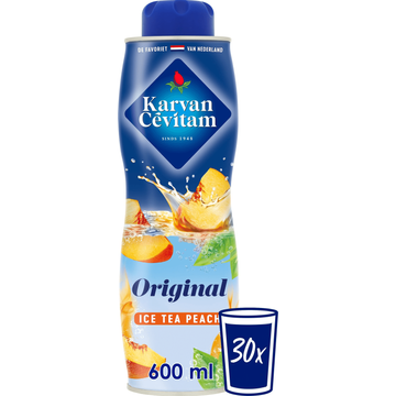 Karvan Cévitam Ice Tea Peach Original Siroop - JUMBO