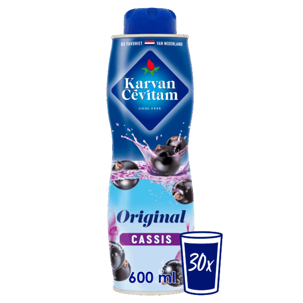 Karvan Cévitam Original cassis siroop - PLUS