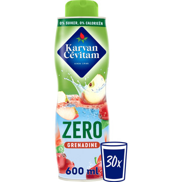 Karvan Cévitam Zero Grenadine Siroop 600 ml - JUMBO