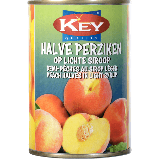 Key Halve perziken op lichte siroop - Dirk
