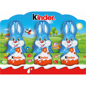 Kinder Paashaas Melkchocolade 3 Stuks - JUMBO