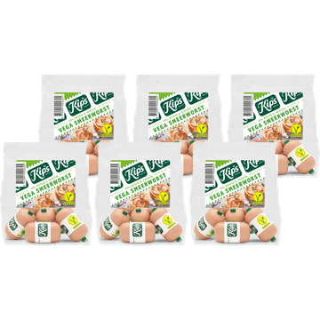 Kips Kleintje Vega Smeerworst 6 x 6 x 20 g - JUMBO